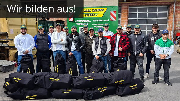 Ausbildung im Tiefbau bei Carl Zauber